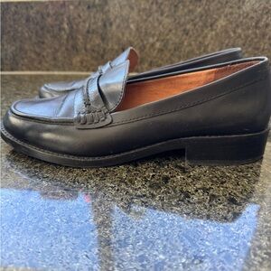 Madewell Black Leather Loafers